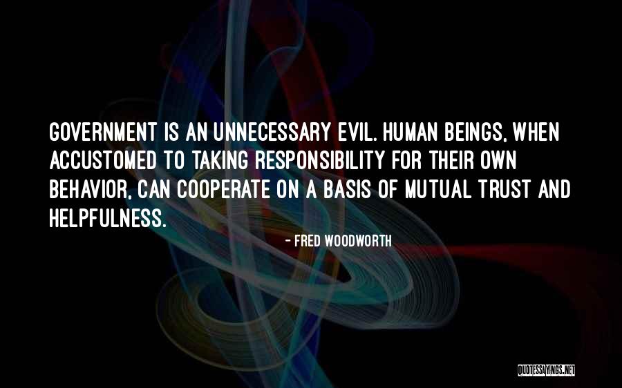 Human Behavior Quotes By Fred Woodworth