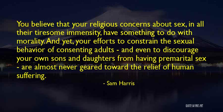 Human Behavior Quotes By Sam Harris