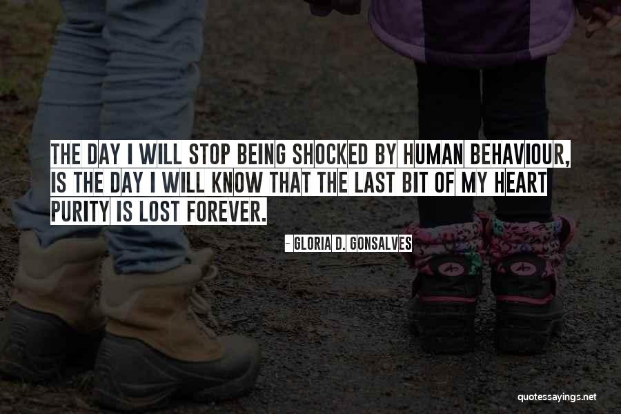 Human Behaviour Quotes By Gloria D. Gonsalves Human Behaviour Quotes By Gloria D. Gonsalves