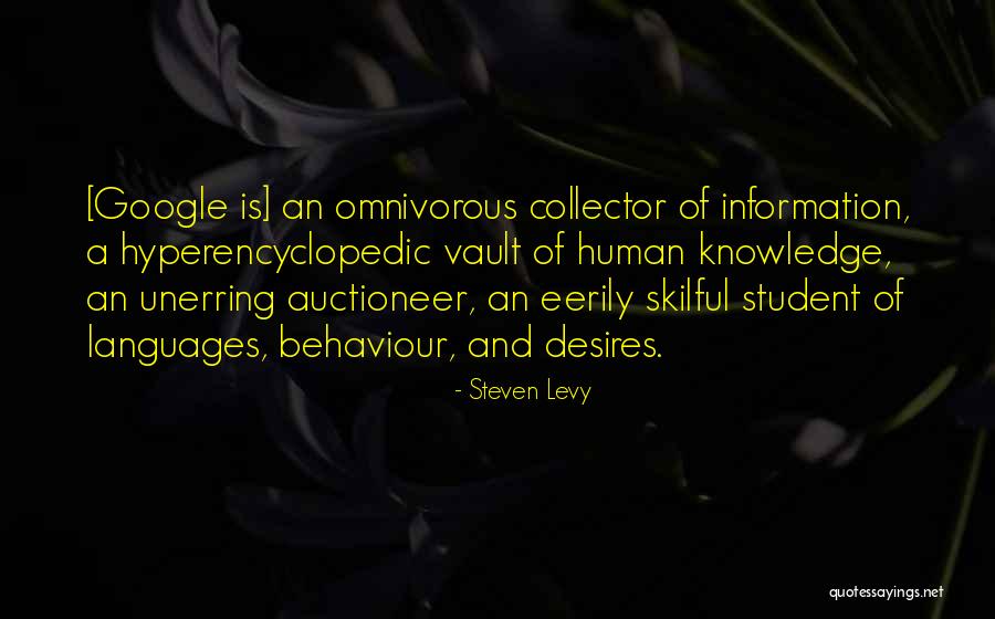 Human Behaviour Quotes By Steven Levy Human Behaviour Quotes By Steven Levy