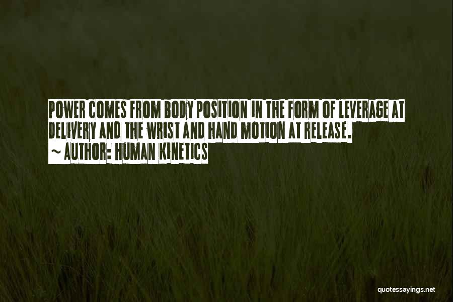 Human Body Quotes By Human Kinetics