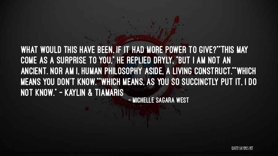 Human Construct Quotes By Michelle Sagara West Human Construct Quotes By Michelle Sagara West