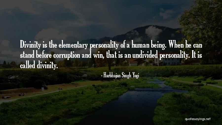 Human Divinity Quotes By Harbhajan Singh Yogi