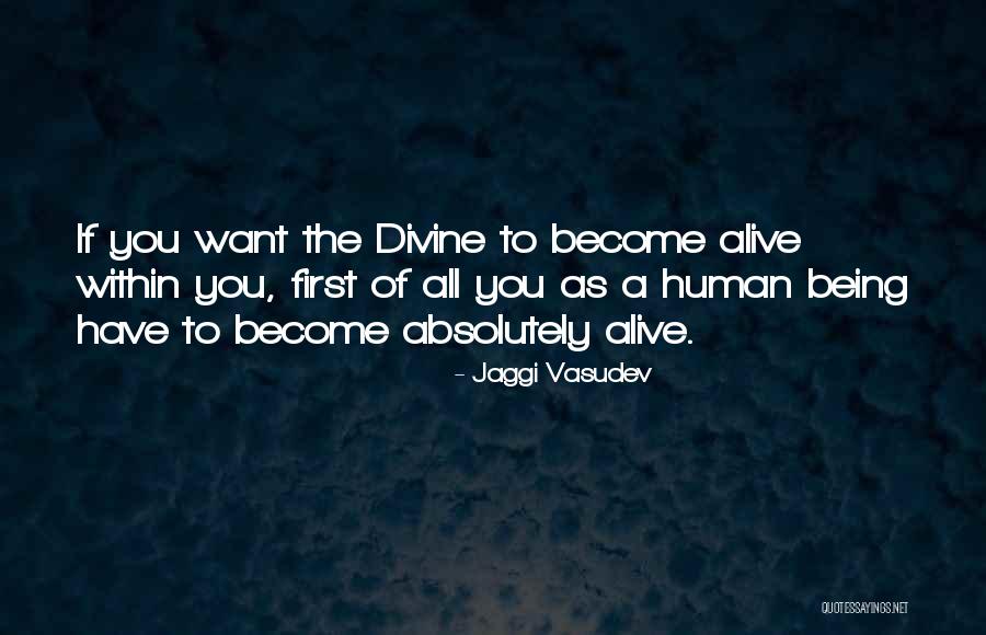 Human Divinity Quotes By Jaggi Vasudev Human Divinity Quotes By Jaggi Vasudev