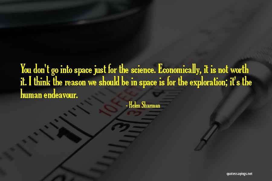 Human Endeavour Quotes By Helen Sharman Human Endeavour Quotes By Helen Sharman