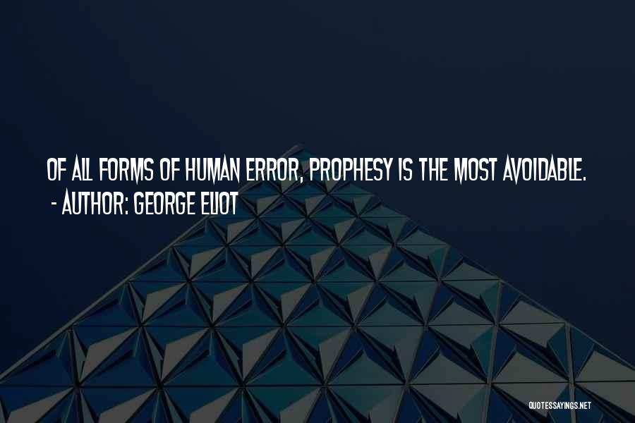 Human Errors Quotes By George Eliot