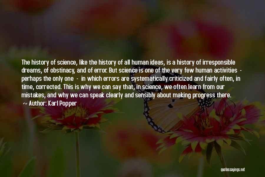 Human Errors Quotes By Karl Popper