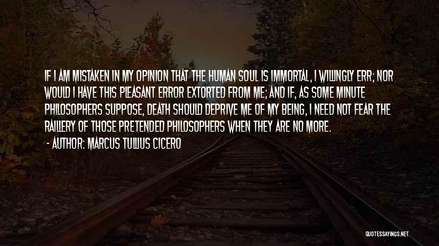 Human Errors Quotes By Marcus Tullius Cicero