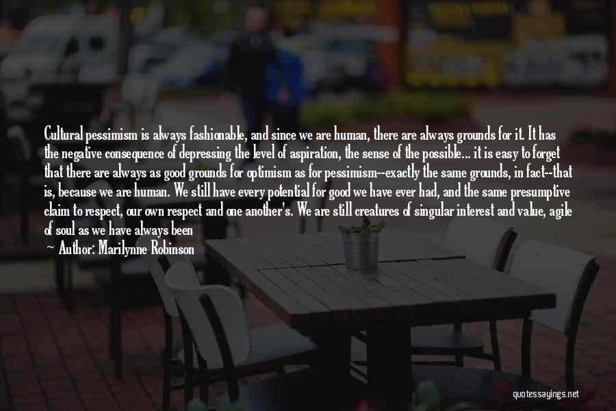 Human Errors Quotes By Marilynne Robinson