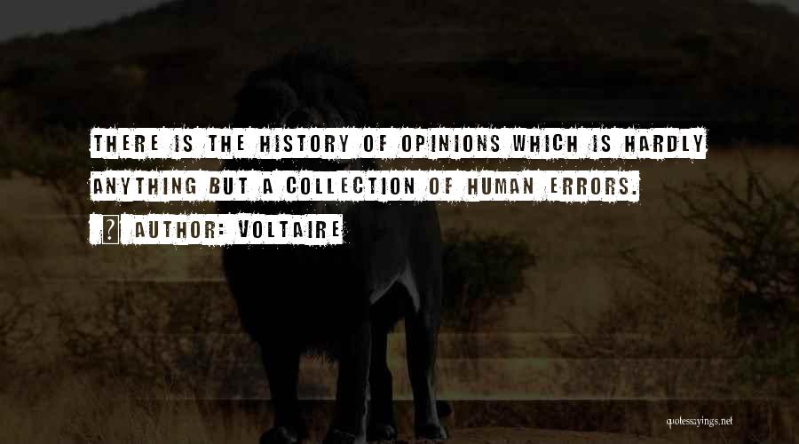 Human Errors Quotes By Voltaire