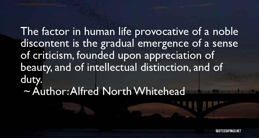 Human Factor Quotes By Alfred North Whitehead