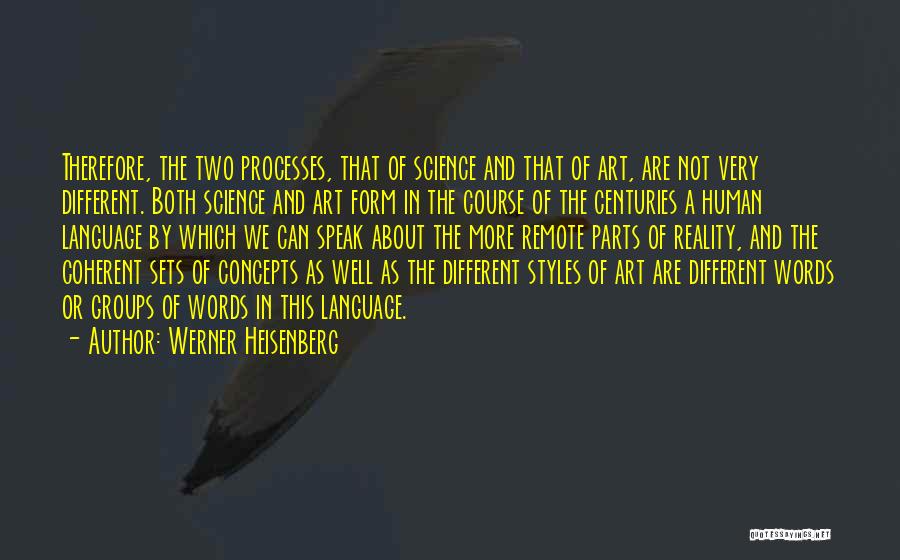 Human Form Art Quotes By Werner Heisenberg