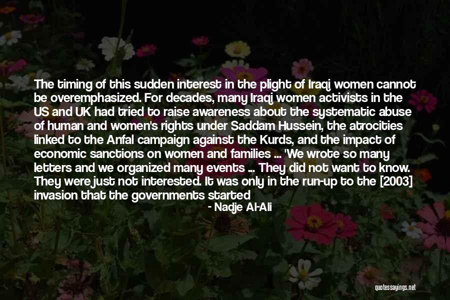 Human Impact Quotes By Nadje Al-Ali Human Impact Quotes By Nadje Al-Ali