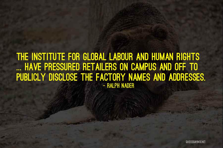 Human Impact Quotes By Ralph Nader Human Impact Quotes By Ralph Nader