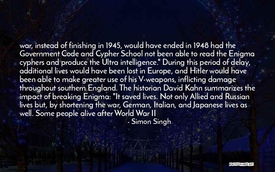 Human Impact Quotes By Simon Singh Human Impact Quotes By Simon Singh
