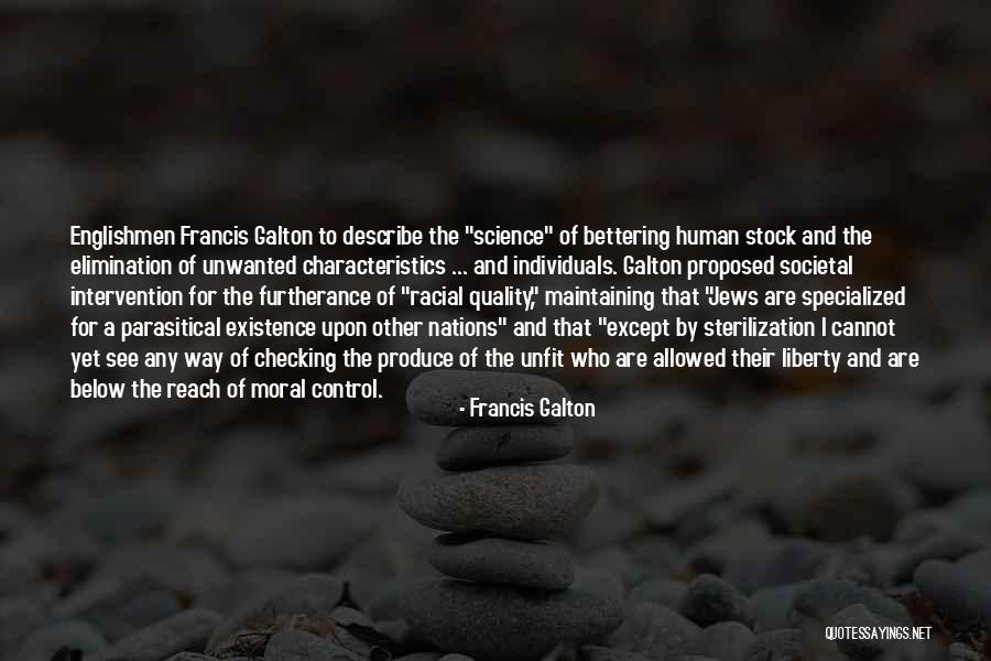 Human Intervention Quotes By Francis Galton Human Intervention Quotes By Francis Galton