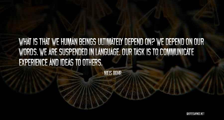 Human Language Quotes By Niels Bohr Human Language Quotes By Niels Bohr