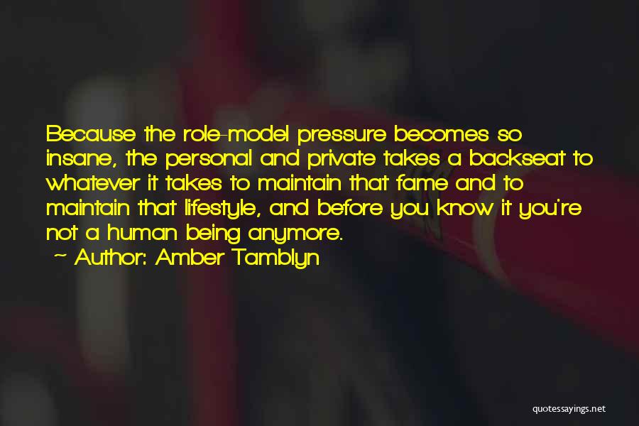 Human Lifestyle Quotes By Amber Tamblyn