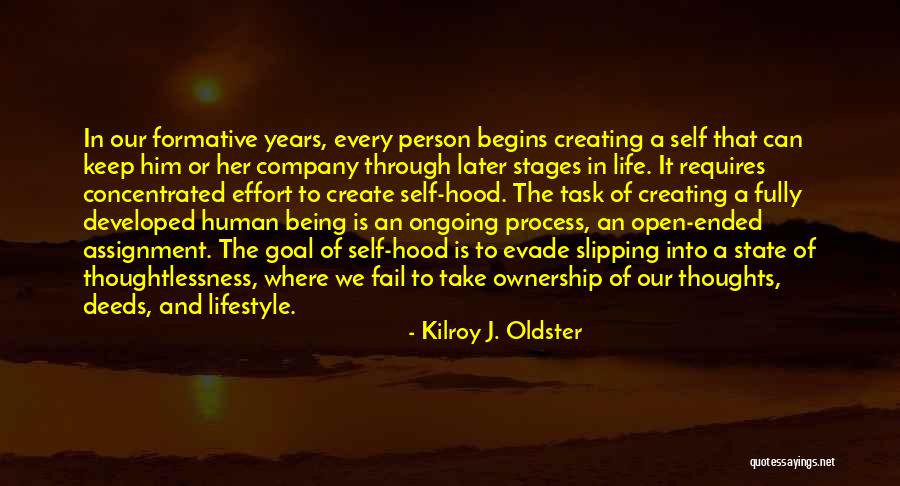 Human Lifestyle Quotes By Kilroy J. Oldster