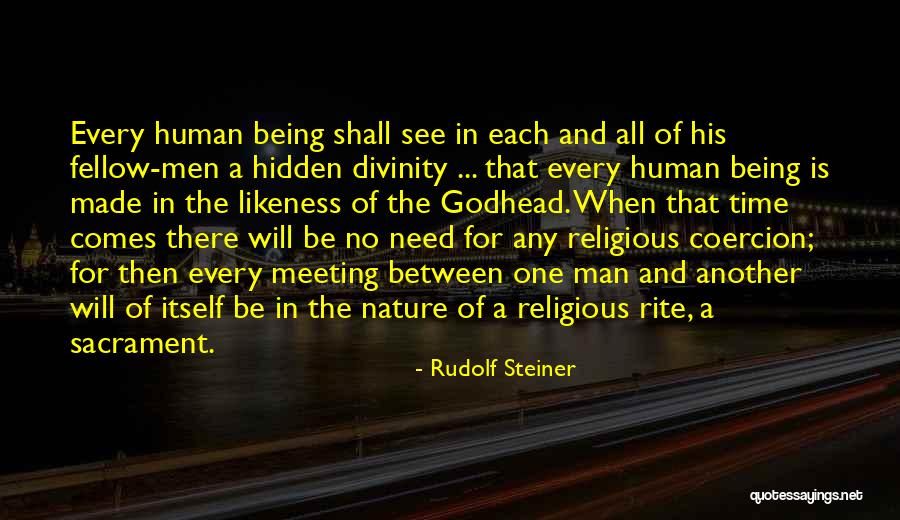 Human Likeness Quotes By Rudolf Steiner