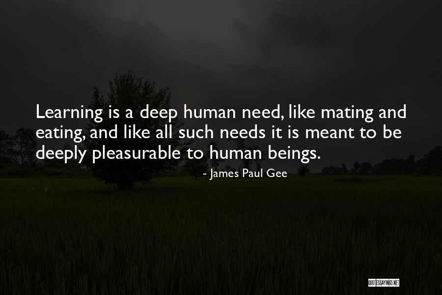 Human Mating Quotes By James Paul Gee Human Mating Quotes By James Paul Gee