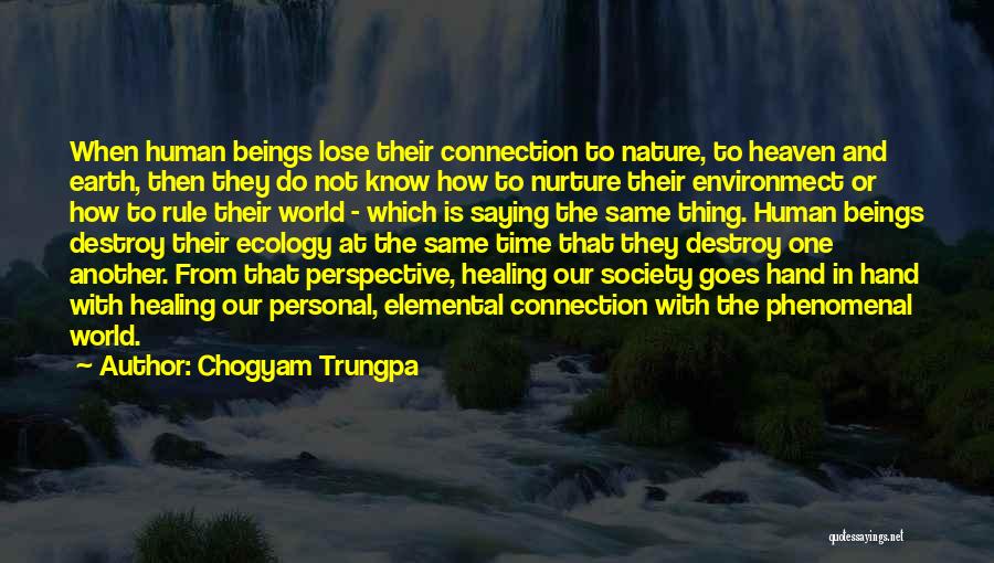 Human Nurture Quotes By Chogyam Trungpa