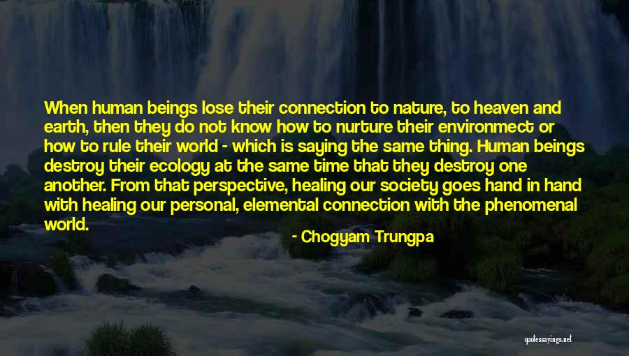 Human Nurture Quotes By Chogyam Trungpa