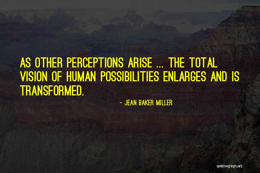 Human Perception Quotes By Jean Baker Miller