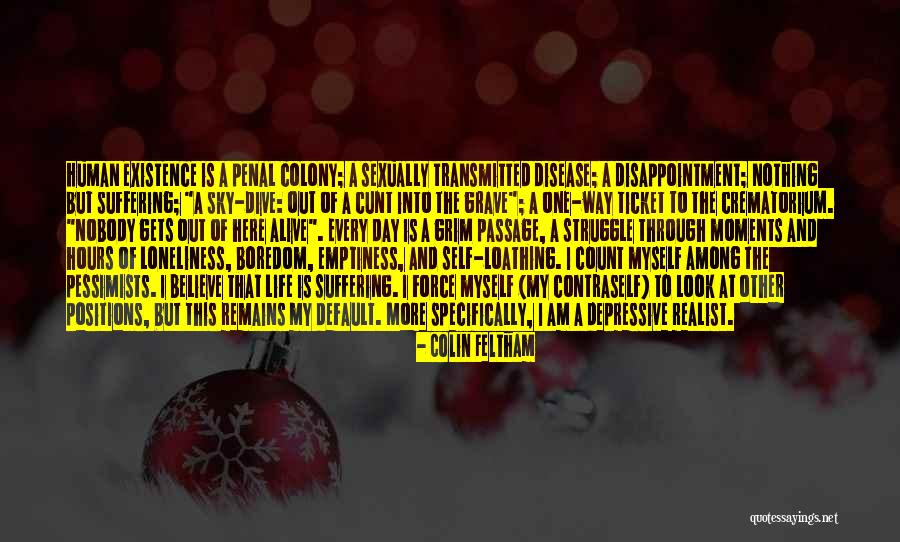 Human Pessimism Quotes By Colin Feltham
