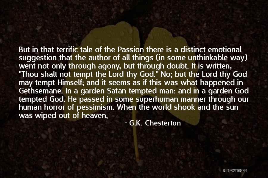 Human Pessimism Quotes By G.K. Chesterton