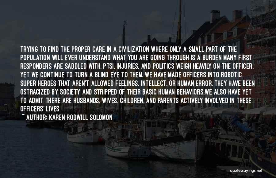 Human Population Quotes By Karen Rodwill Solomon
