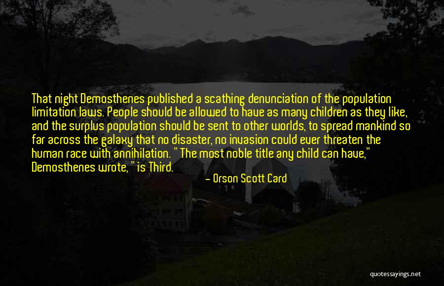 Human Population Quotes By Orson Scott Card Human Population Quotes By Orson Scott Card