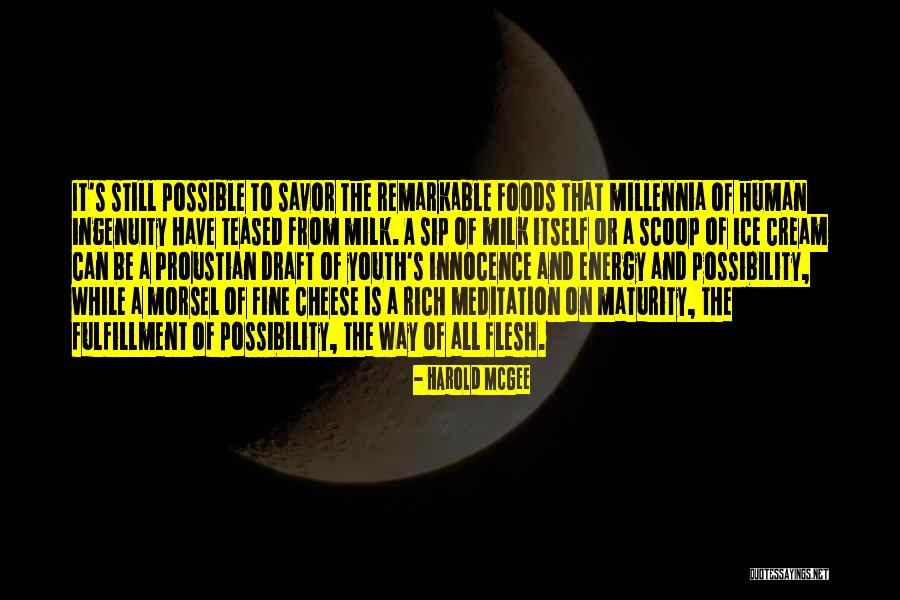 Human Possibility Quotes By Harold McGee Human Possibility Quotes By Harold McGee