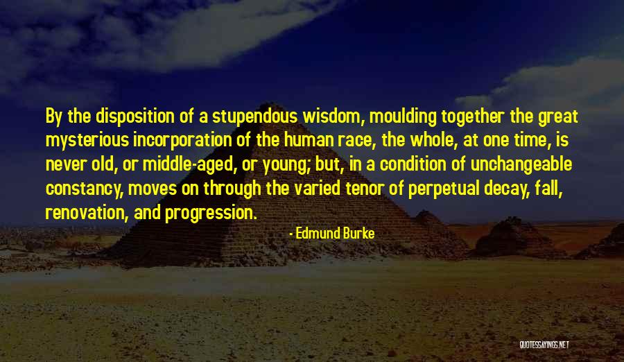 Human Progression Quotes By Edmund Burke