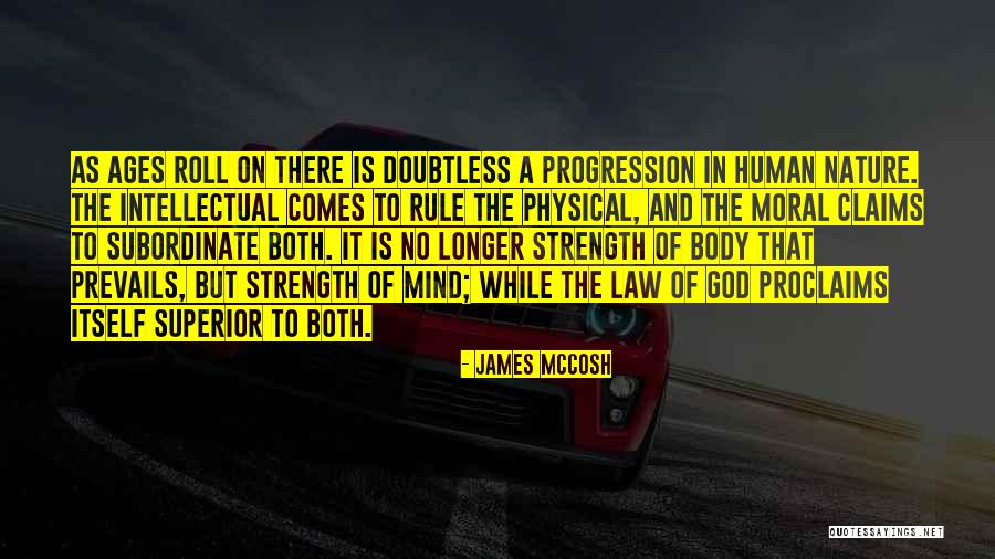 Human Progression Quotes By James McCosh