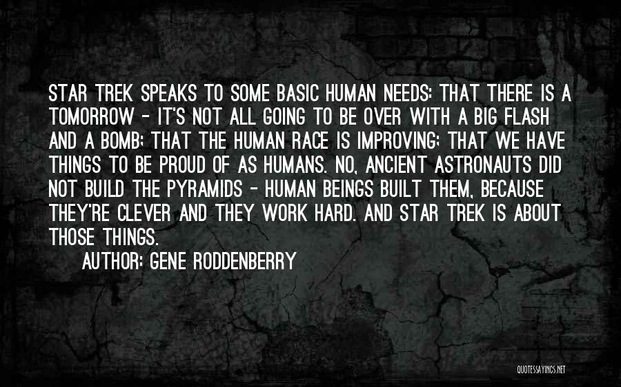 Human Pyramids Quotes By Gene Roddenberry