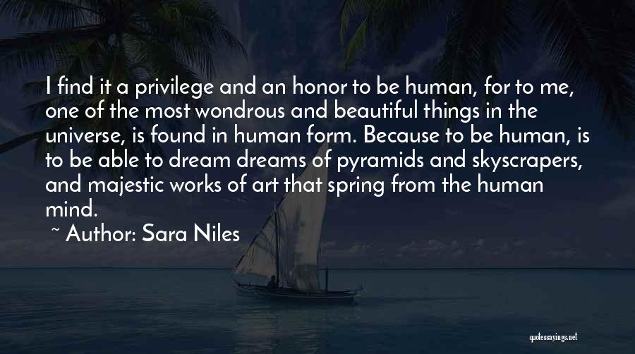 Human Pyramids Quotes By Sara Niles