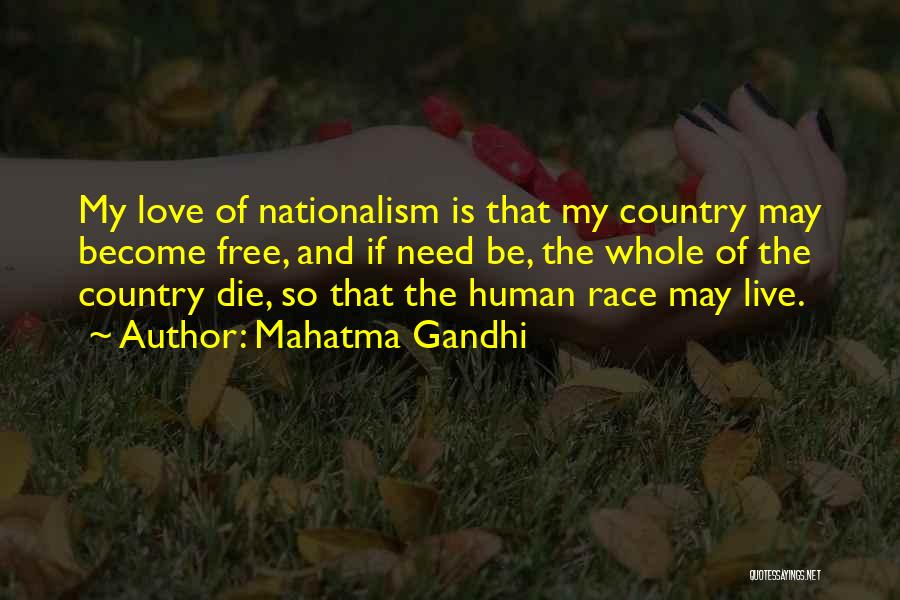 Human Race Quotes By Mahatma Gandhi