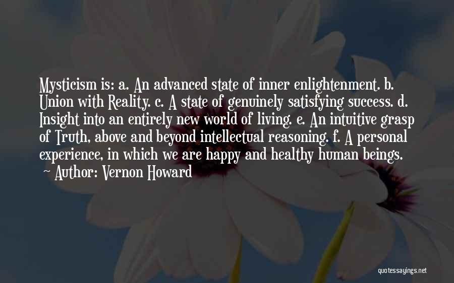 Human Reasoning Quotes By Vernon Howard