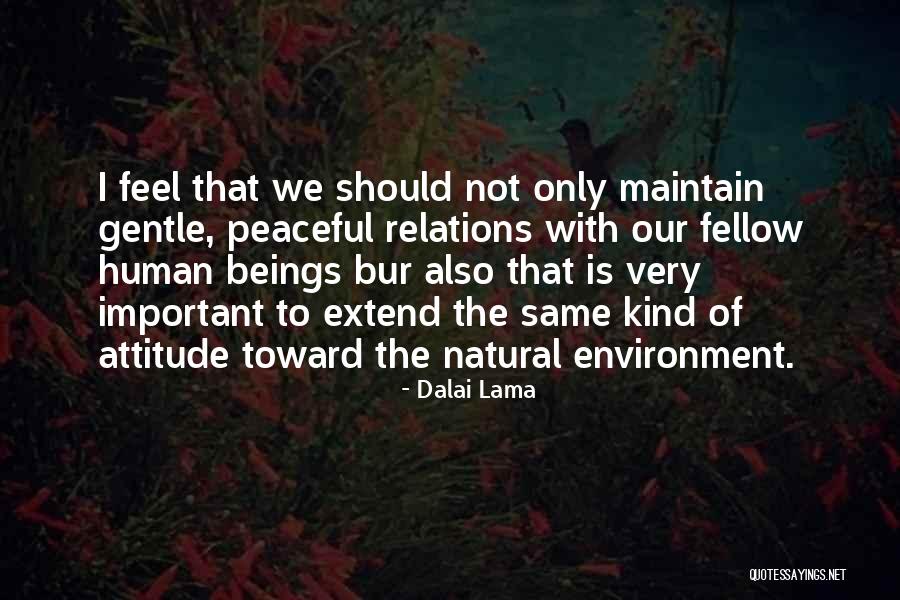 Human Relations Quotes By Dalai Lama