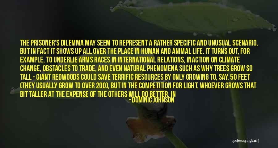 Human Relations Quotes By Dominic Johnson