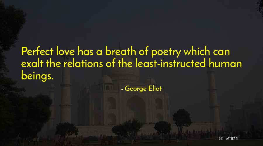 Human Relations Quotes By George Eliot