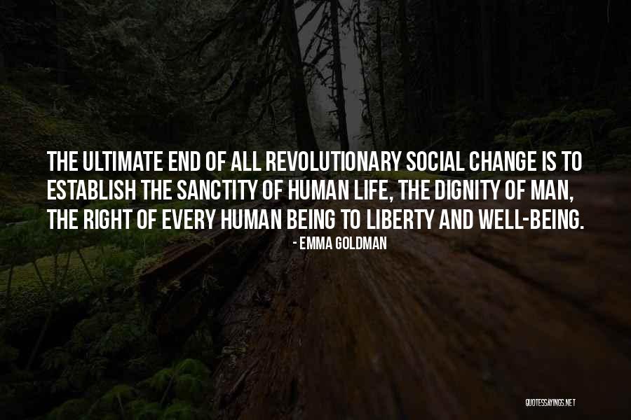 Human Right Life Quotes By Emma Goldman