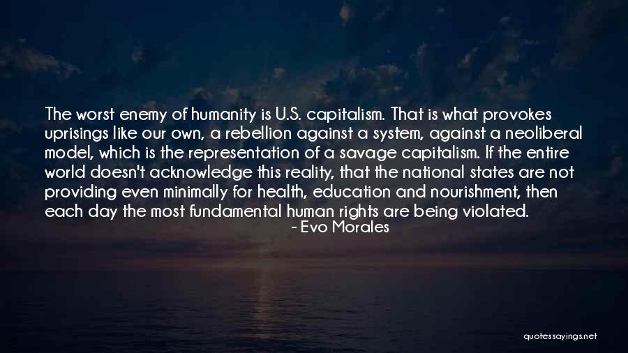 Human Rights And Health Quotes By Evo Morales