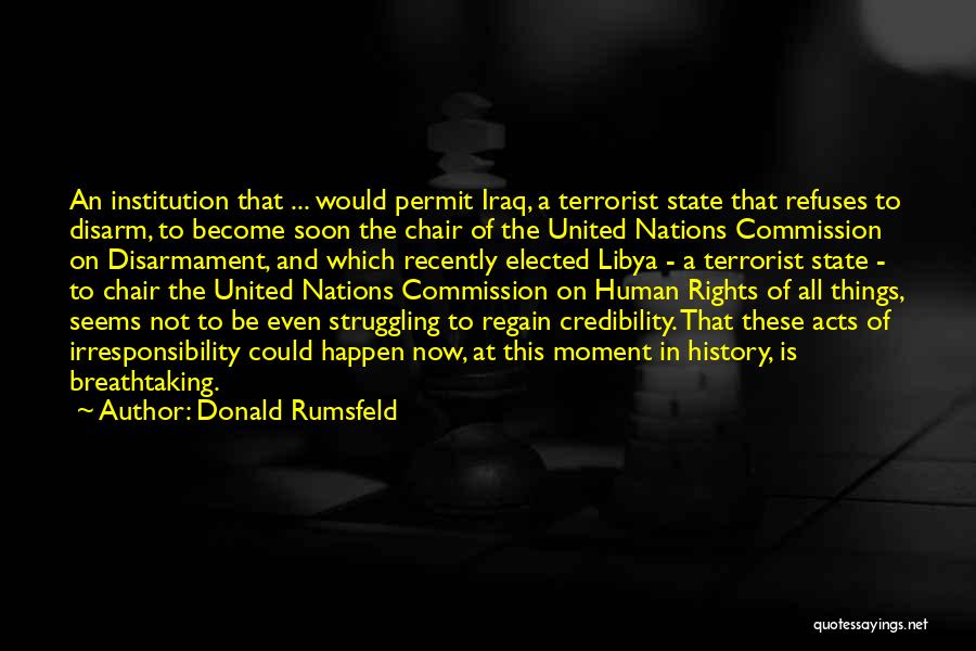 Human Rights And War Quotes By Donald Rumsfeld