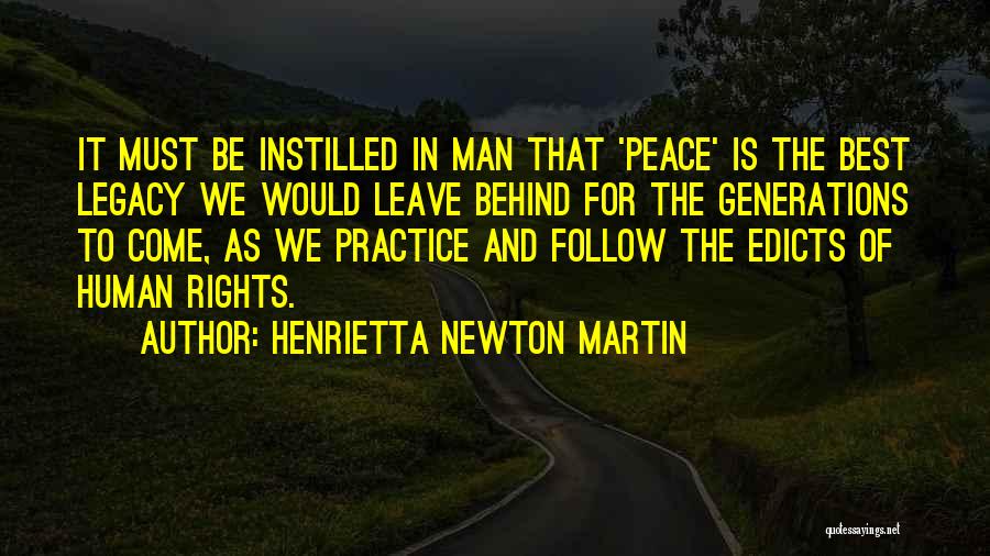 Human Rights And War Quotes By Henrietta Newton Martin Human Rights And War Quotes By Henrietta Newton Martin