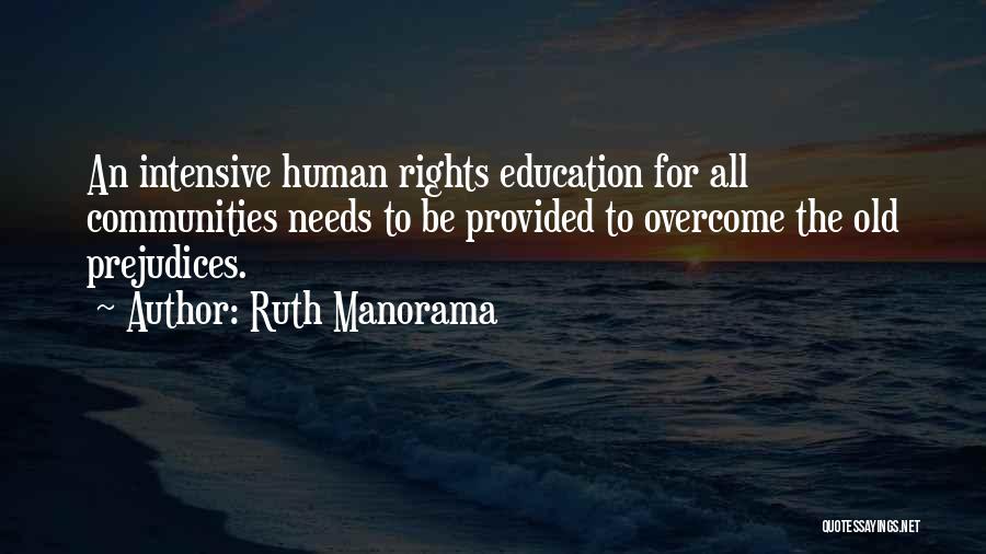 Human Rights For All Quotes By Ruth Manorama