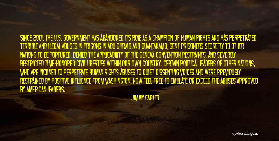 Human Rights Of Prisoners Quotes By Jimmy Carter