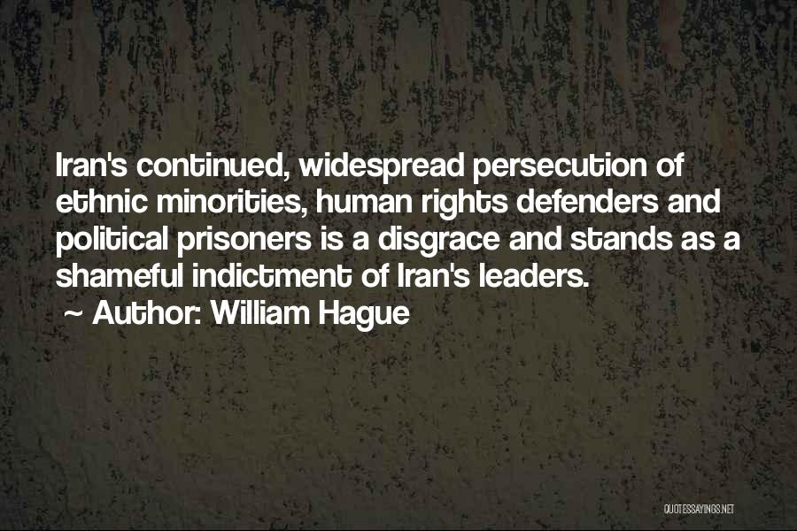 Human Rights Of Prisoners Quotes By William Hague