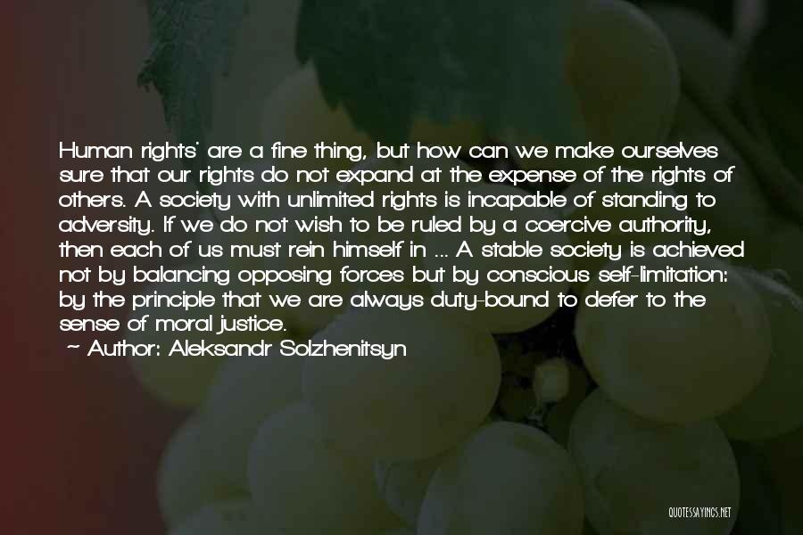 Human Rights Quotes By Aleksandr Solzhenitsyn